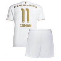 Bayern Munich Kingsley Coman #11 Udebanesæt Børn 2022-23 Kortærmet (+ Korte bukser)